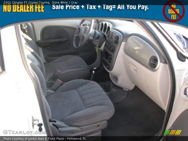 Stone White / Gray 2001 Chrysler PT Cruiser Touring