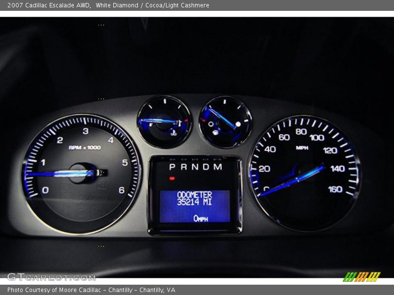 White Diamond / Cocoa/Light Cashmere 2007 Cadillac Escalade AWD