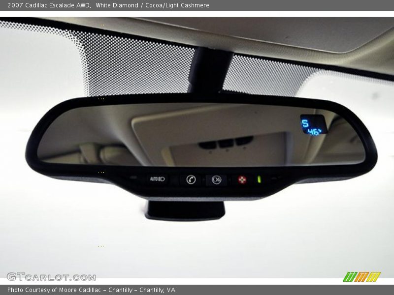 White Diamond / Cocoa/Light Cashmere 2007 Cadillac Escalade AWD