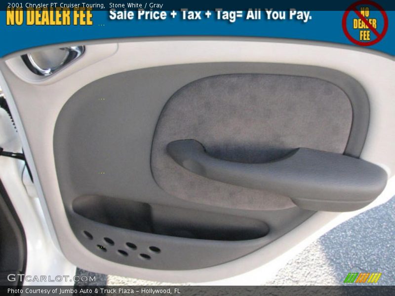Stone White / Gray 2001 Chrysler PT Cruiser Touring
