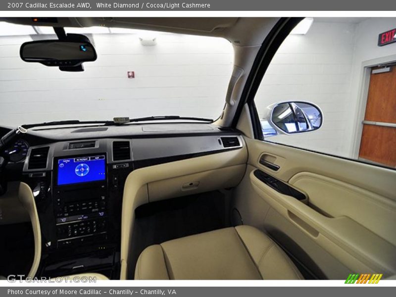 White Diamond / Cocoa/Light Cashmere 2007 Cadillac Escalade AWD