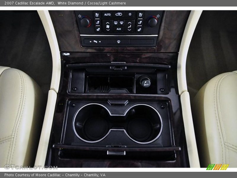 White Diamond / Cocoa/Light Cashmere 2007 Cadillac Escalade AWD