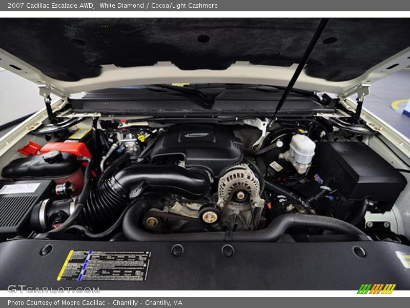 White Diamond / Cocoa/Light Cashmere 2007 Cadillac Escalade AWD