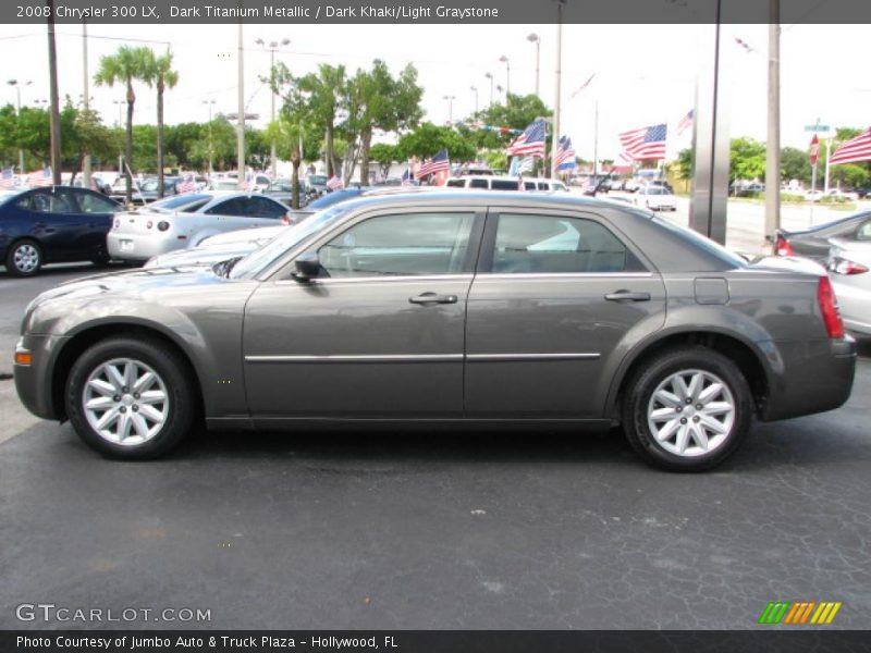 Dark Titanium Metallic / Dark Khaki/Light Graystone 2008 Chrysler 300 LX