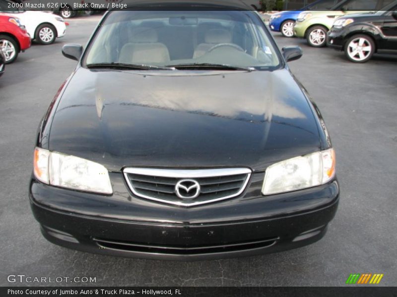 Black Onyx / Beige 2000 Mazda 626 LX
