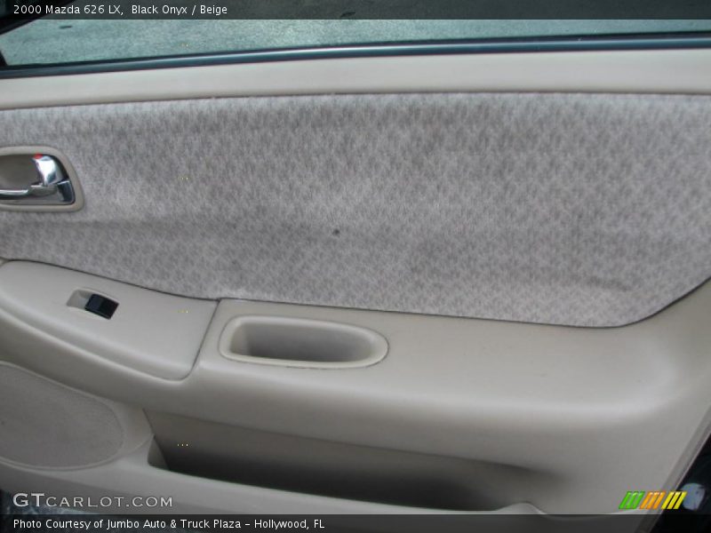 Black Onyx / Beige 2000 Mazda 626 LX
