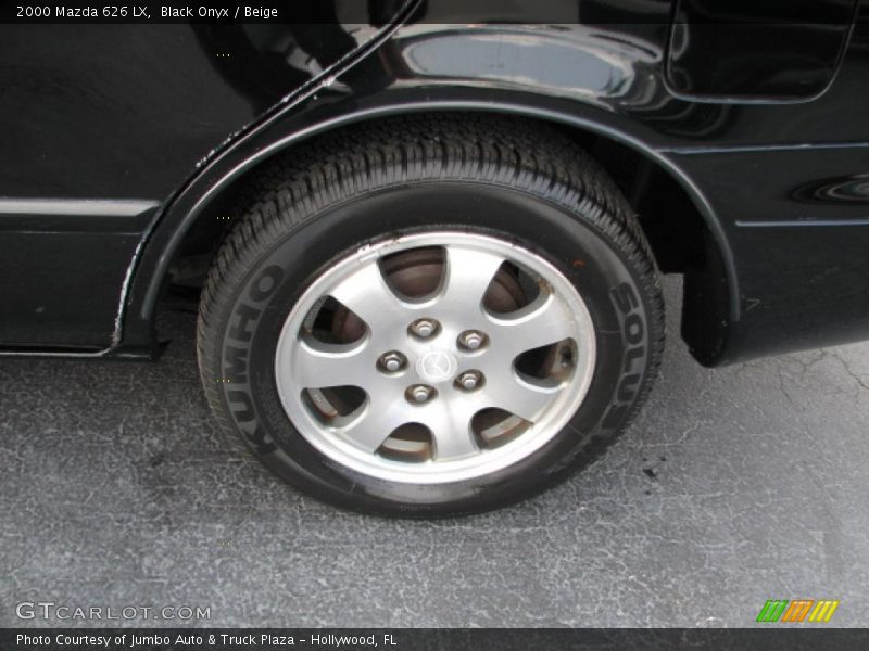 Black Onyx / Beige 2000 Mazda 626 LX