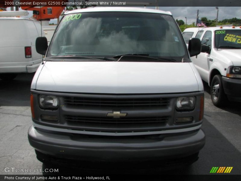 Summit White / Neutral 2000 Chevrolet Express G2500 Commercial