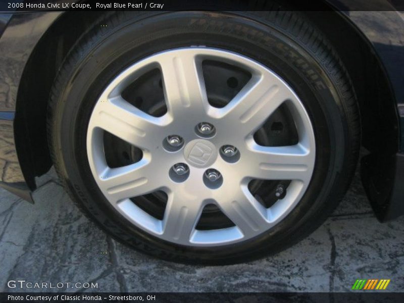 Royal Blue Pearl / Gray 2008 Honda Civic LX Coupe