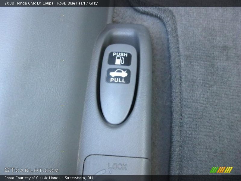 Royal Blue Pearl / Gray 2008 Honda Civic LX Coupe