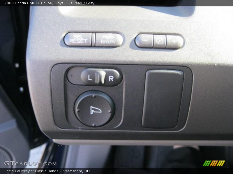 Royal Blue Pearl / Gray 2008 Honda Civic LX Coupe