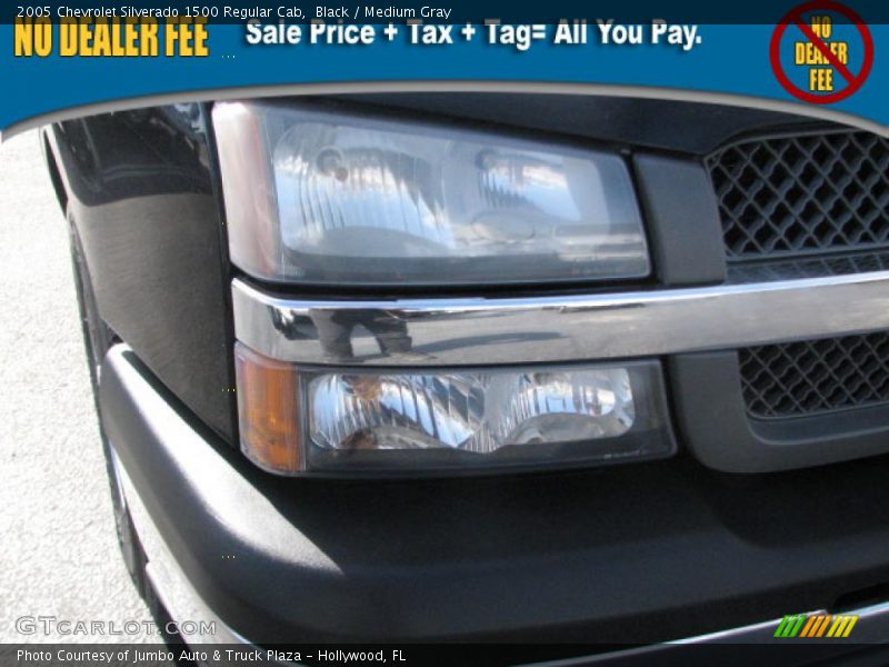 Black / Medium Gray 2005 Chevrolet Silverado 1500 Regular Cab