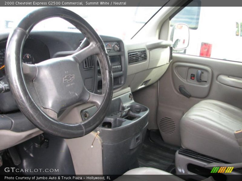 Summit White / Neutral 2000 Chevrolet Express G2500 Commercial