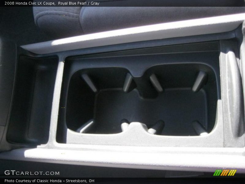 Royal Blue Pearl / Gray 2008 Honda Civic LX Coupe