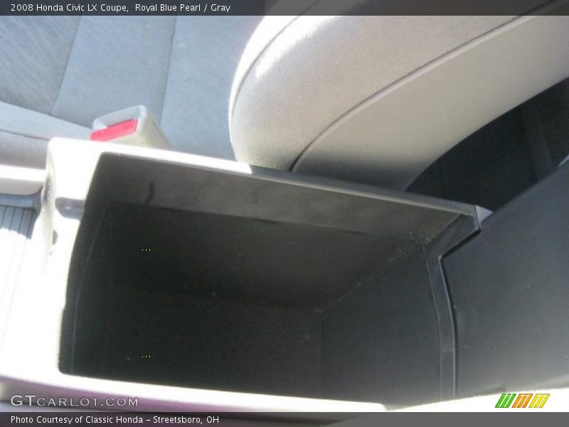 Royal Blue Pearl / Gray 2008 Honda Civic LX Coupe