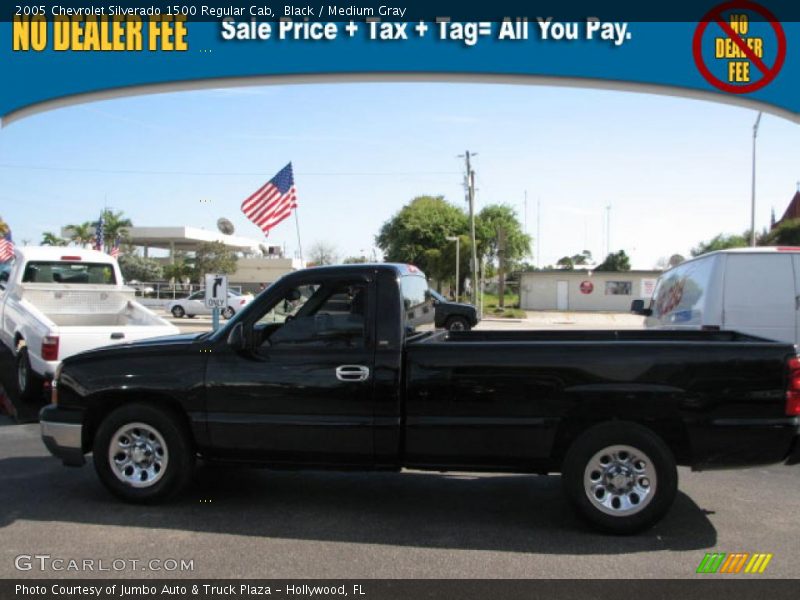 Black / Medium Gray 2005 Chevrolet Silverado 1500 Regular Cab
