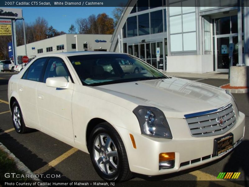 White Diamond / Cashmere 2007 Cadillac CTS Sedan