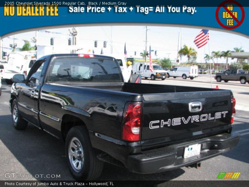 Black / Medium Gray 2005 Chevrolet Silverado 1500 Regular Cab