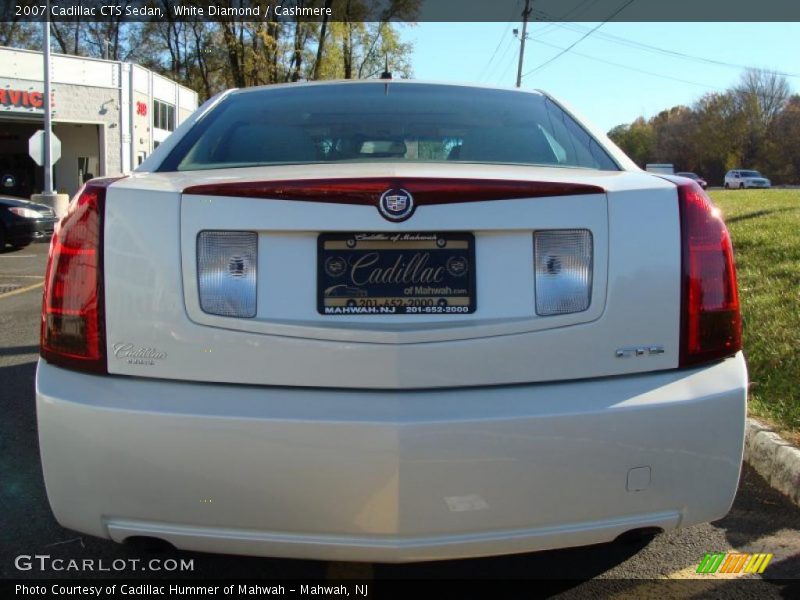 White Diamond / Cashmere 2007 Cadillac CTS Sedan