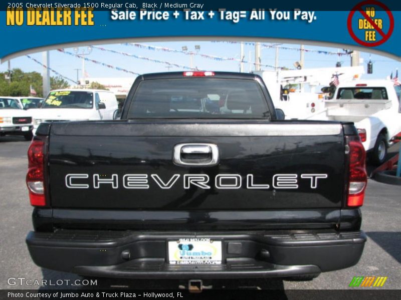 Black / Medium Gray 2005 Chevrolet Silverado 1500 Regular Cab