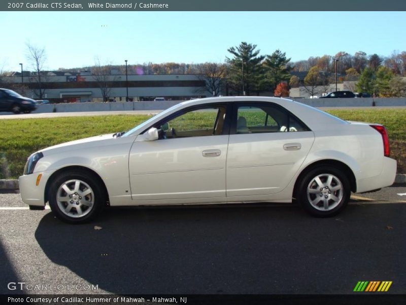 White Diamond / Cashmere 2007 Cadillac CTS Sedan
