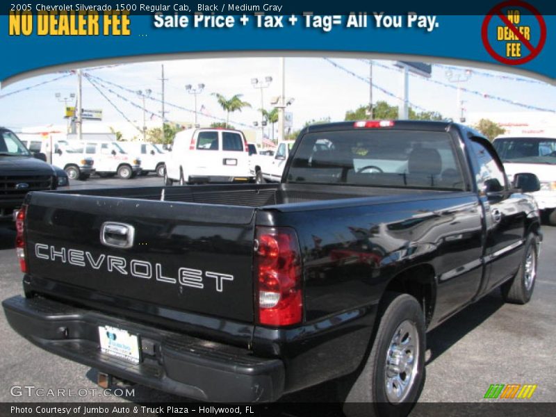 Black / Medium Gray 2005 Chevrolet Silverado 1500 Regular Cab