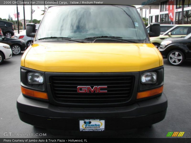 Yellow / Medium Pewter 2006 GMC Savana Van 2500 Extended Cargo