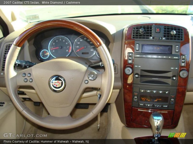 White Diamond / Cashmere 2007 Cadillac CTS Sedan