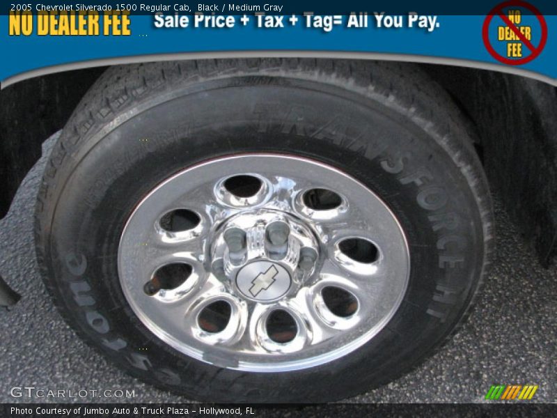 Black / Medium Gray 2005 Chevrolet Silverado 1500 Regular Cab