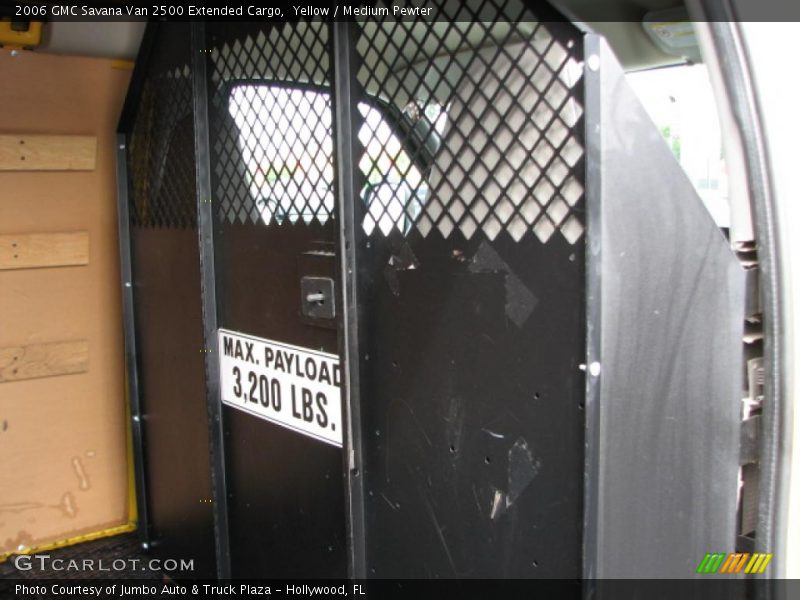 Yellow / Medium Pewter 2006 GMC Savana Van 2500 Extended Cargo