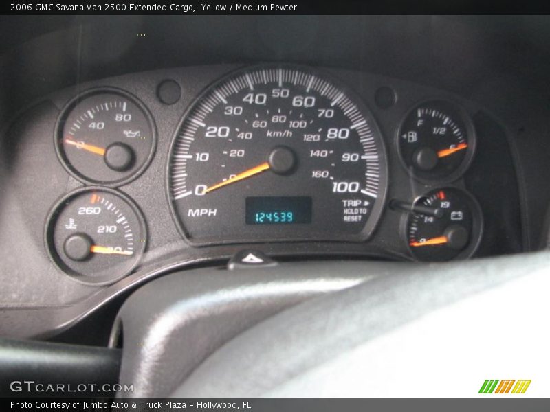 Yellow / Medium Pewter 2006 GMC Savana Van 2500 Extended Cargo