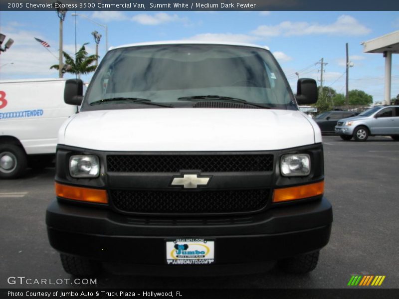 Summit White / Medium Dark Pewter 2005 Chevrolet Express 3500 Commercial Van