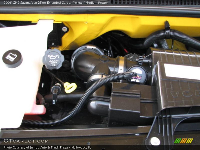 Yellow / Medium Pewter 2006 GMC Savana Van 2500 Extended Cargo