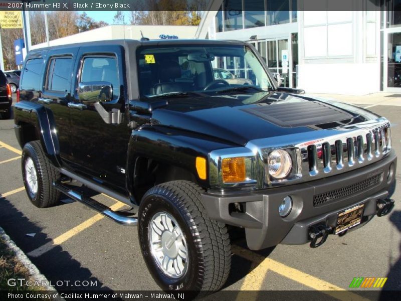 Black / Ebony Black 2007 Hummer H3 X