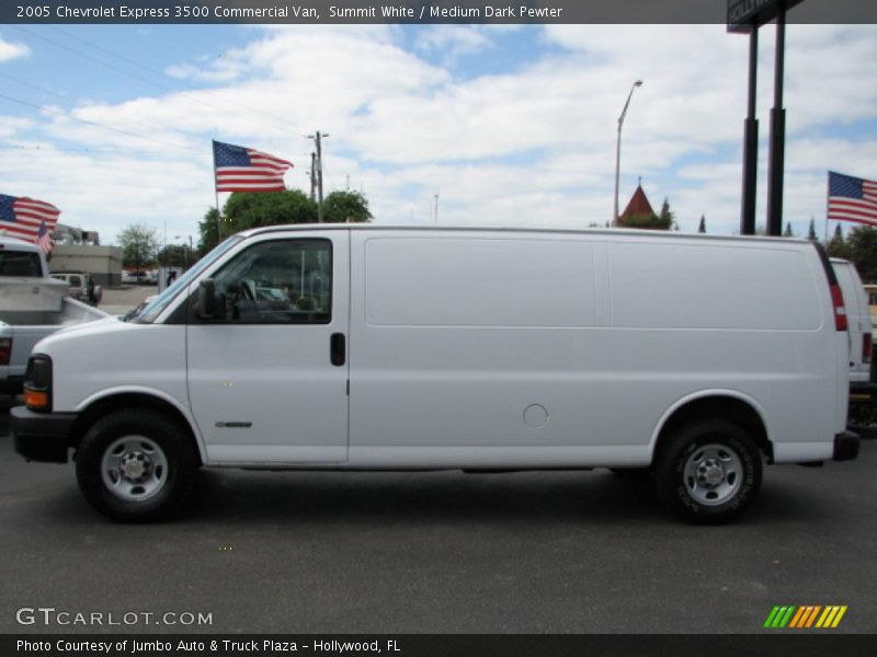 Summit White / Medium Dark Pewter 2005 Chevrolet Express 3500 Commercial Van