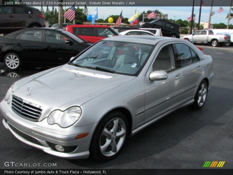 Iridium Silver Metallic / Ash 2005 Mercedes-Benz C 230 Kompressor Sedan