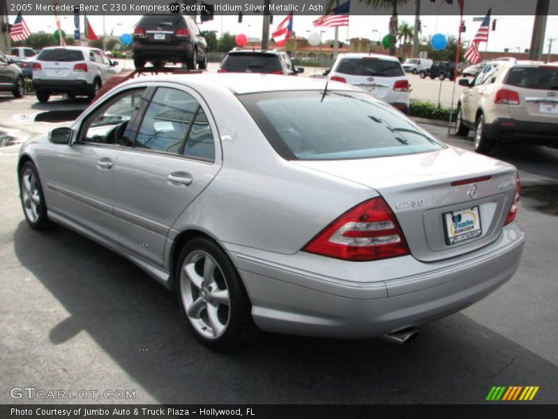 Iridium Silver Metallic / Ash 2005 Mercedes-Benz C 230 Kompressor Sedan