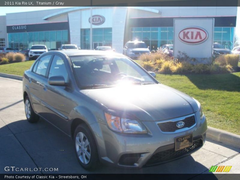 Titanium / Gray 2011 Kia Rio LX