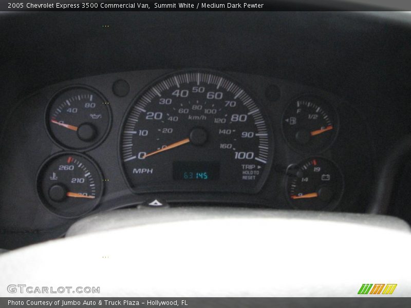 Summit White / Medium Dark Pewter 2005 Chevrolet Express 3500 Commercial Van