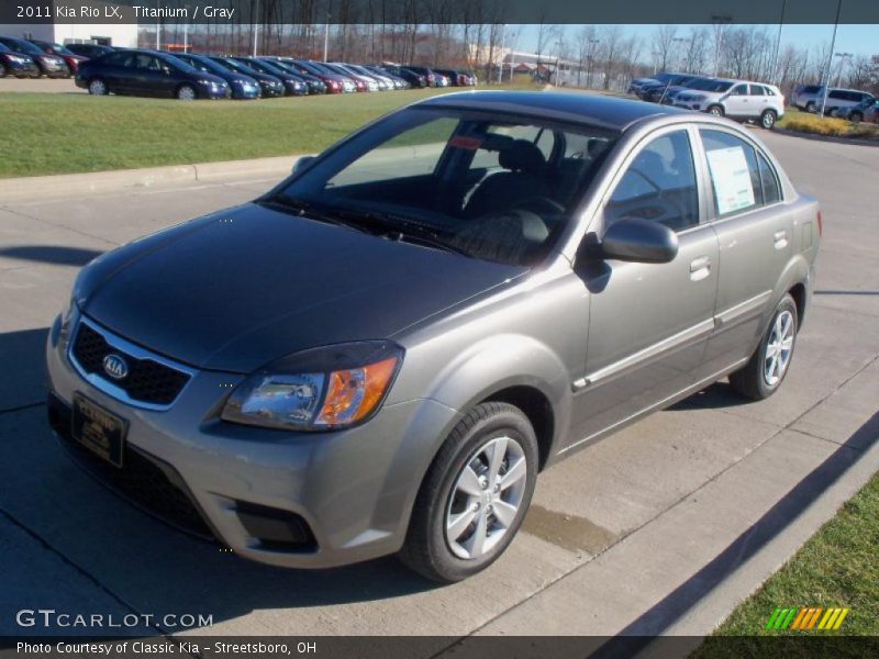 Titanium / Gray 2011 Kia Rio LX