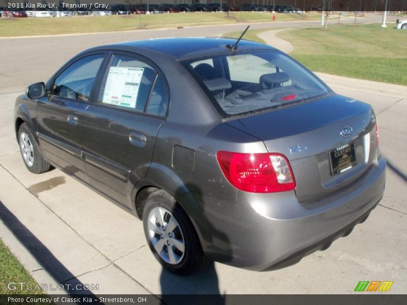 Titanium / Gray 2011 Kia Rio LX