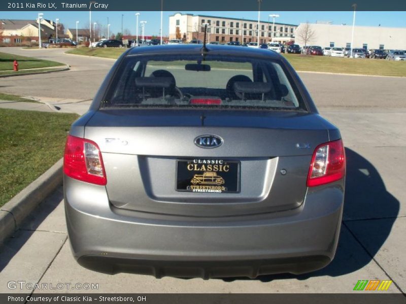 Titanium / Gray 2011 Kia Rio LX
