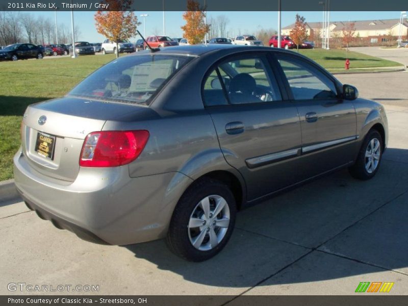 Titanium / Gray 2011 Kia Rio LX