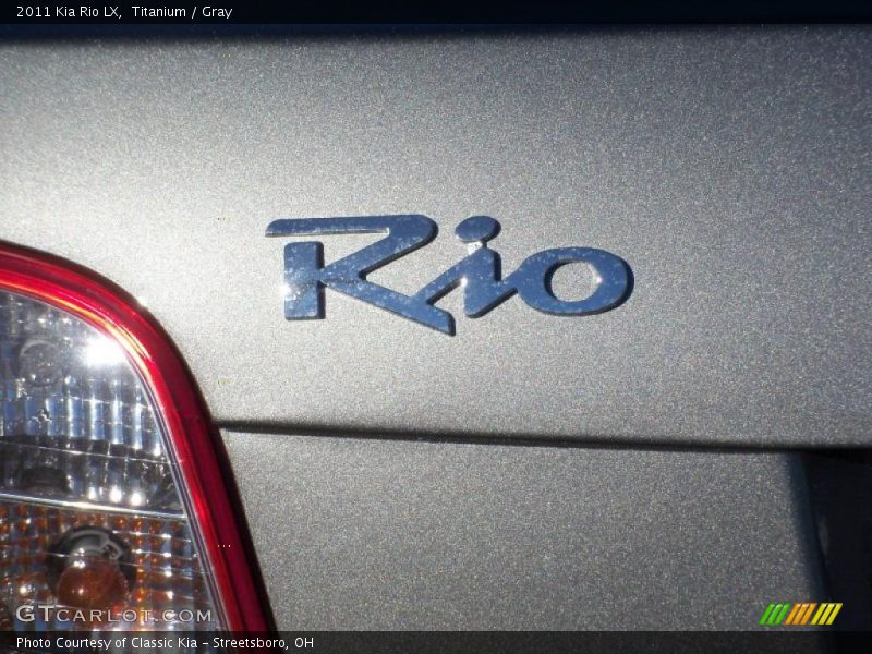 Titanium / Gray 2011 Kia Rio LX