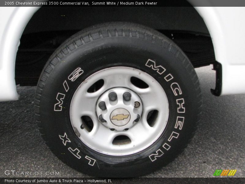 Summit White / Medium Dark Pewter 2005 Chevrolet Express 3500 Commercial Van
