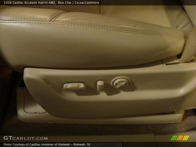 Blue Chip / Cocoa/Cashmere 2009 Cadillac Escalade Hybrid AWD