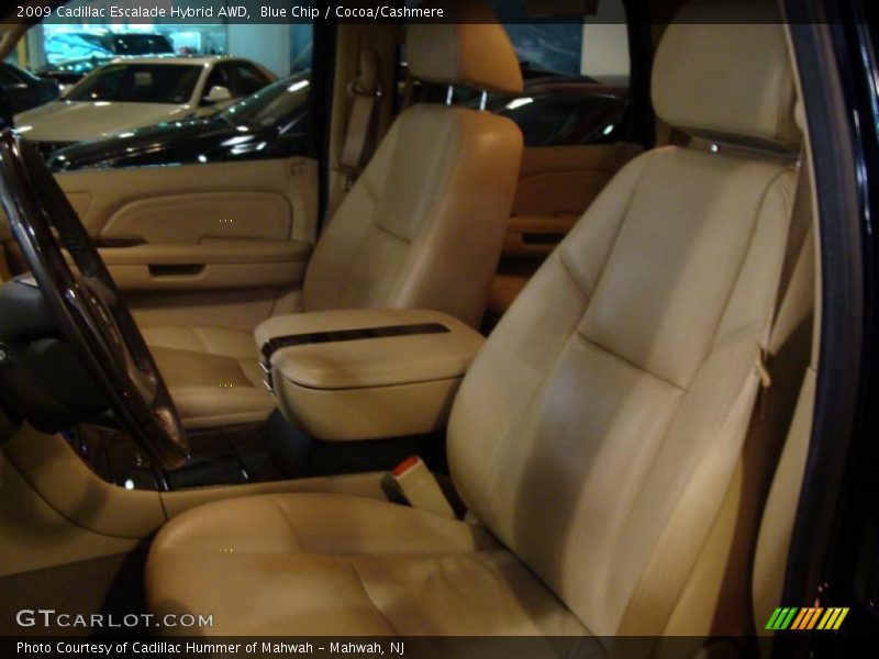Blue Chip / Cocoa/Cashmere 2009 Cadillac Escalade Hybrid AWD