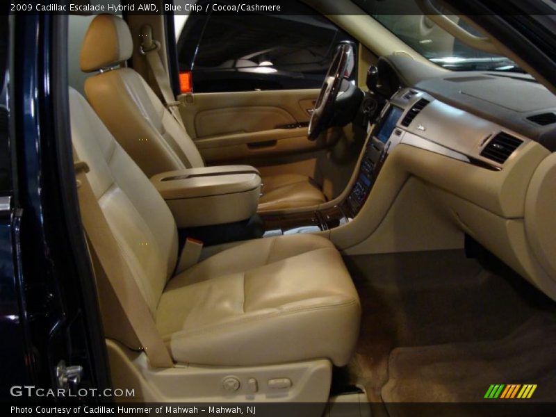 Blue Chip / Cocoa/Cashmere 2009 Cadillac Escalade Hybrid AWD