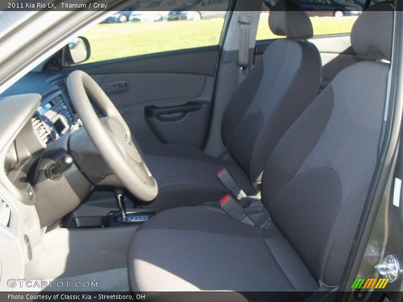 Titanium / Gray 2011 Kia Rio LX
