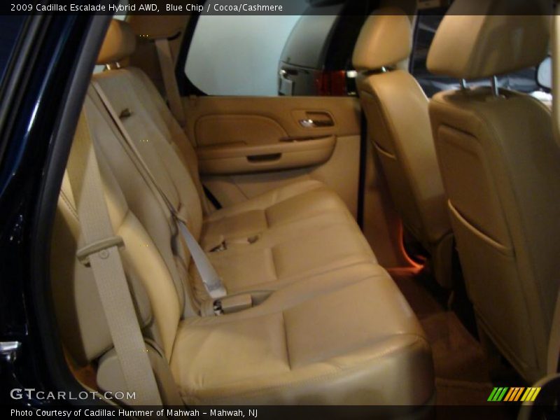 Blue Chip / Cocoa/Cashmere 2009 Cadillac Escalade Hybrid AWD